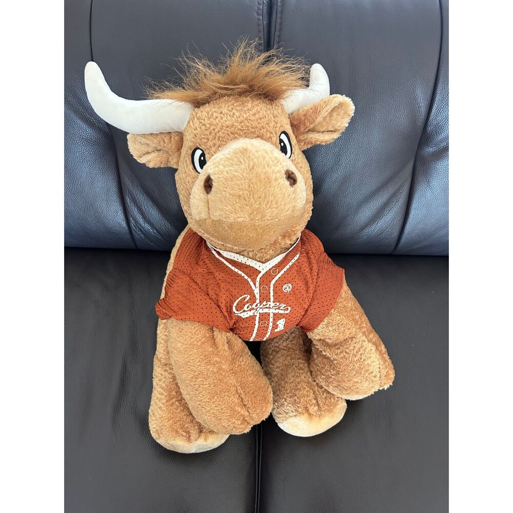 University Co-Op Texas Longhorn Plush 22" Bevo #1 Jersey Cooper Hook-Em Horns